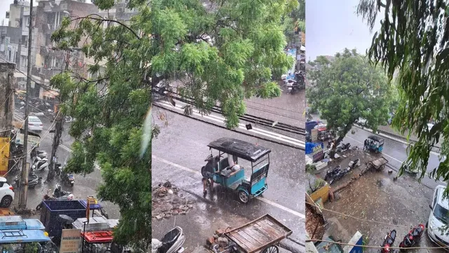 delhi-weather-today-parts-of-national-capital-receives-light-rain-brings-some-relief-from-record-heat